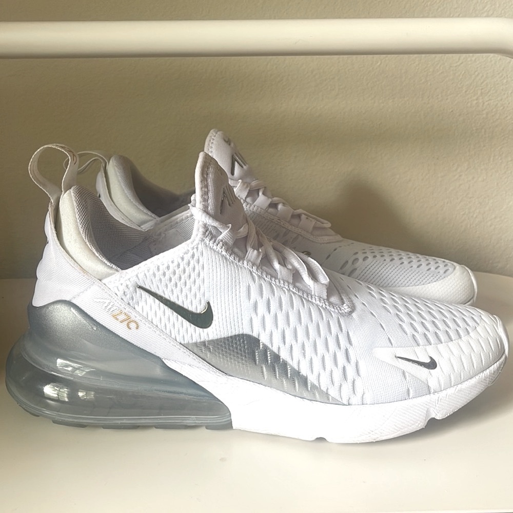 Nike Air 270 White/Metallic Gold